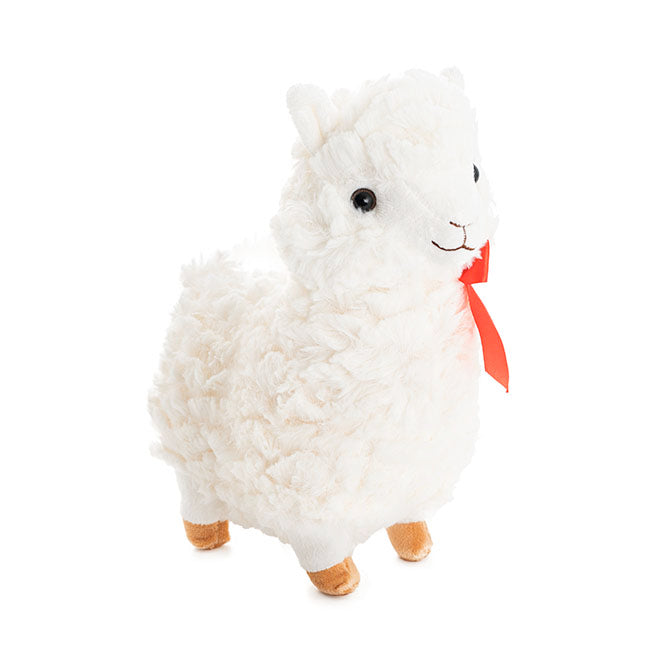 Fuzzy Wuzzy Plush Llama White (24cmHT)