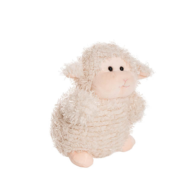 Molly Sitting Sheep White (24cmST)