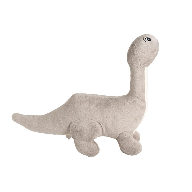 Bash Brontosaurus Dinosaur Plush Toy Grey (28cmHT)