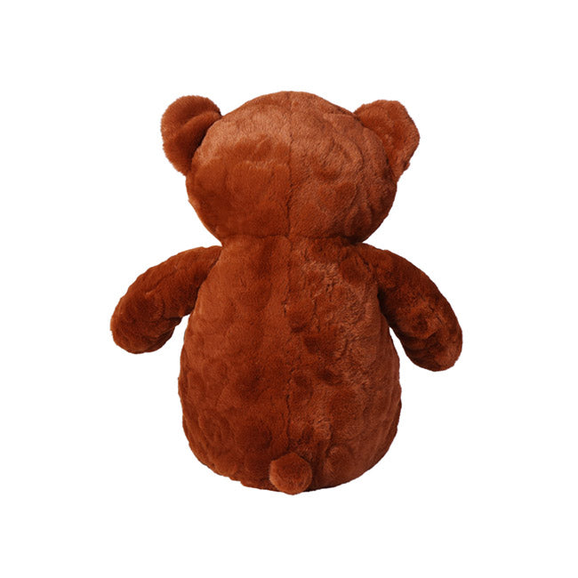 Kyle Bear With Red Bow Brown (40cmST)