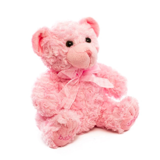 Georgie Teddy Bear Baby Girl Pink (25cmST)