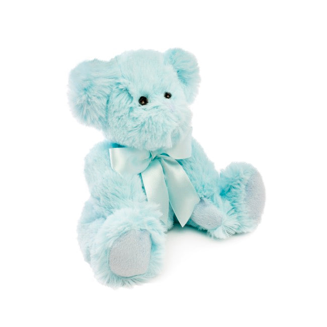 Jade Jointed Teddy Bear Light Blue (25cmHT)