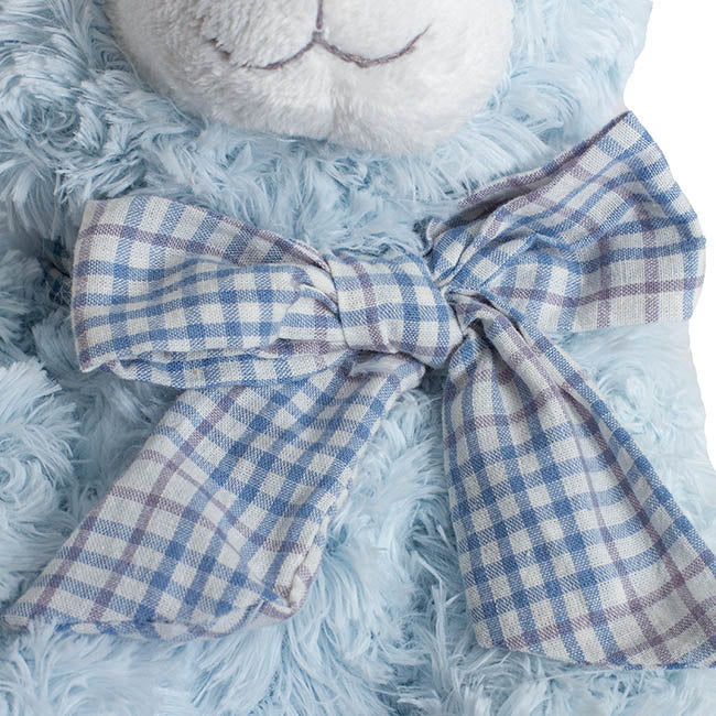 Luke Teddy Bear Baby Blue (20cmH)