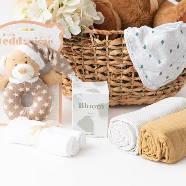 Baby Hamper Toby Luxe Gift Box Beige