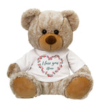 Floral Heart - Oscar Teddy Bear (25cmST)